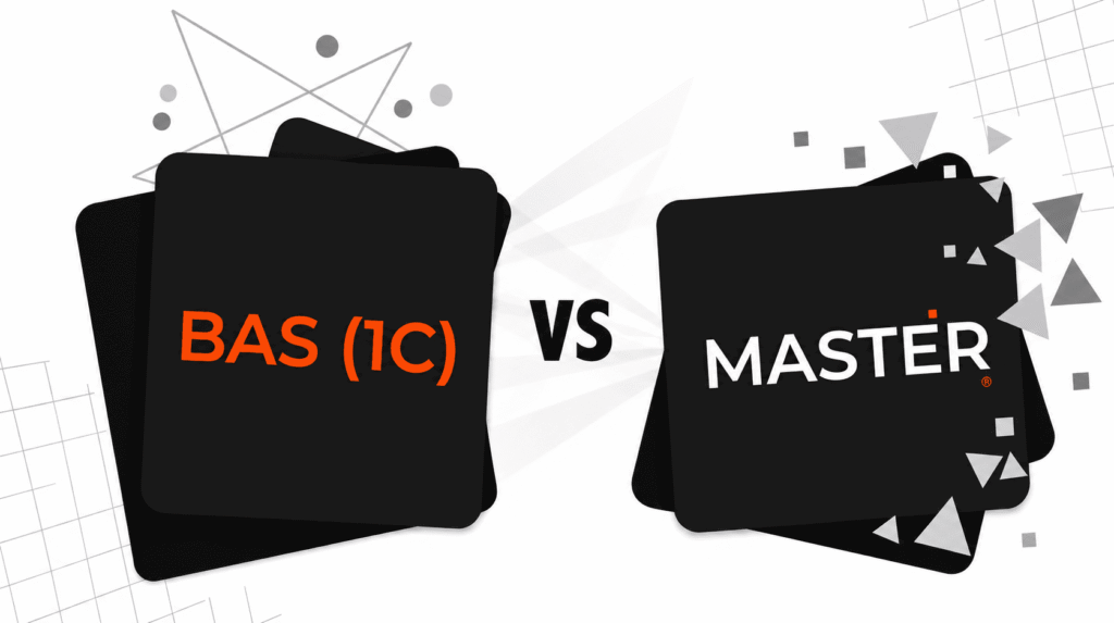 BAS (1C) vs MASTER